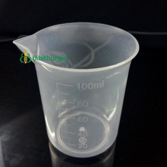 Ready oke] Gelas Ukur 100ml 100cc Alat Takar Takaran Ukuran 100 ml cc Cup Plastik