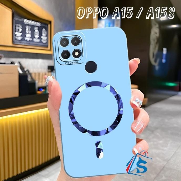 CUCI GUDANG [SC] CASE OPPO A15 / A15S / A35 MOTIF LOGO APEL KEKINIAN TERBARU - CASE OPPO - CASE DIST