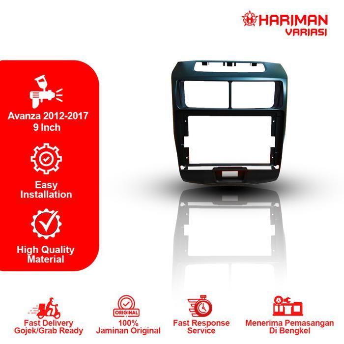Frame Head Unit Toyota Avanza 2012 9 Inch Original Dan Terpercaya