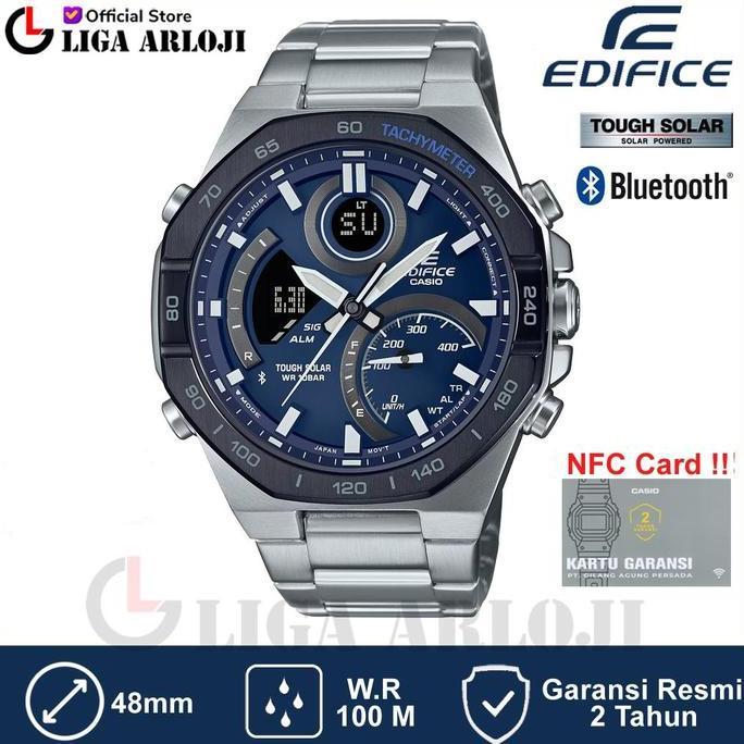 Casio Edifice Ecb-950Db-2Adf Jam Tangan Pria Bluetooth Ecb-950Db-2A Ecb950Db