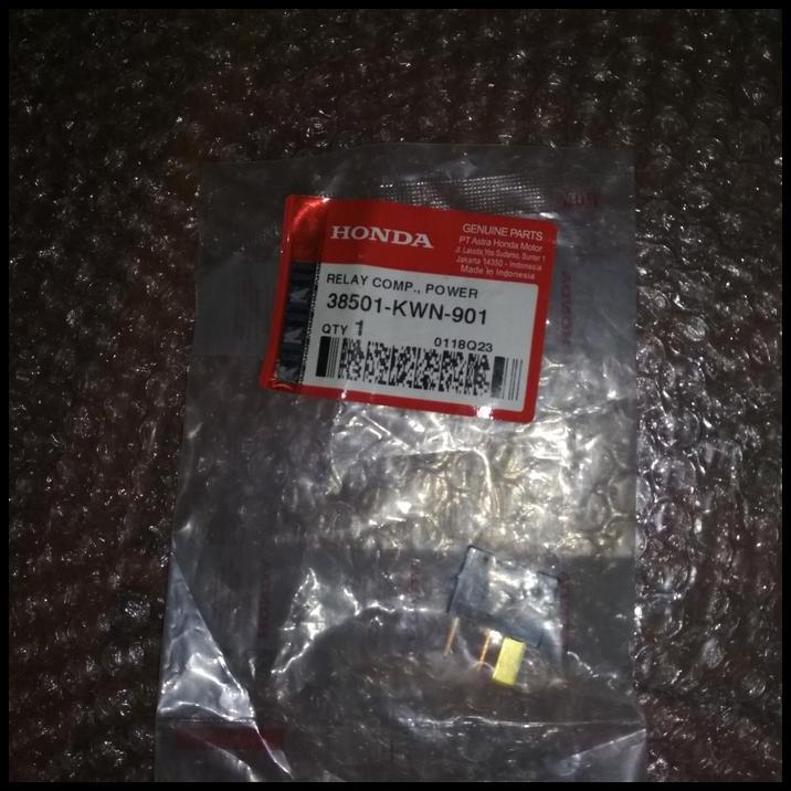 DISKON RELAY POWER MOTOR HONDA BEAT ESP PCX VARIO 38501-KWN-901 KAKI 4 HITAM