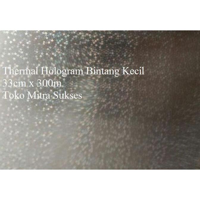 Plastik Laminating Thermal Hologram Bintang Kecil