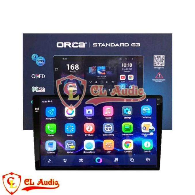 Head Unit Android 9 Inch ORCA OEM Toyota Vios 2008-2012 Terlaris
