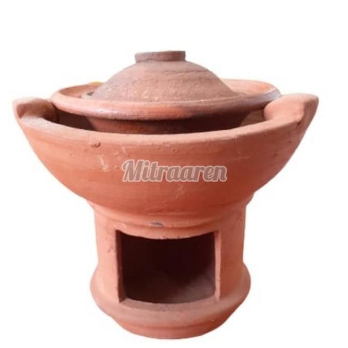 Anglo Tungku Angkringan Gerabah Tanah Liat Tradisional Besar