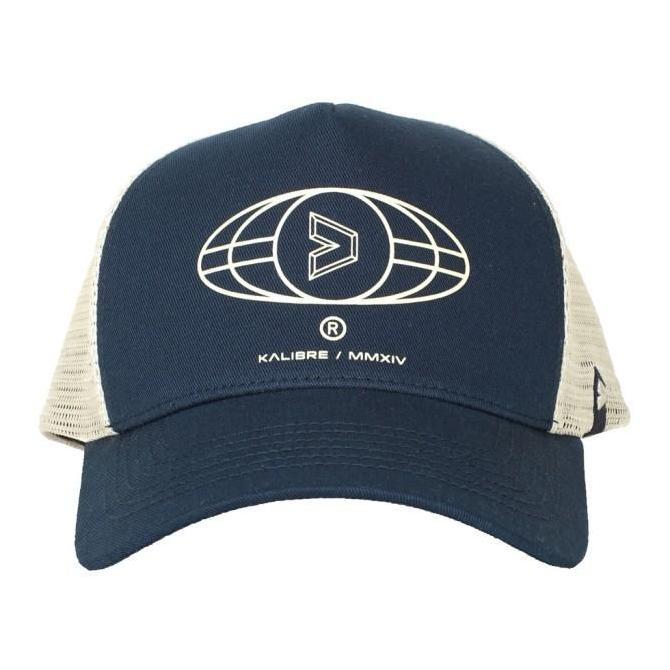 Topi Pria Kalibre 991974 450 Trucker Caps - Navy Khaki
