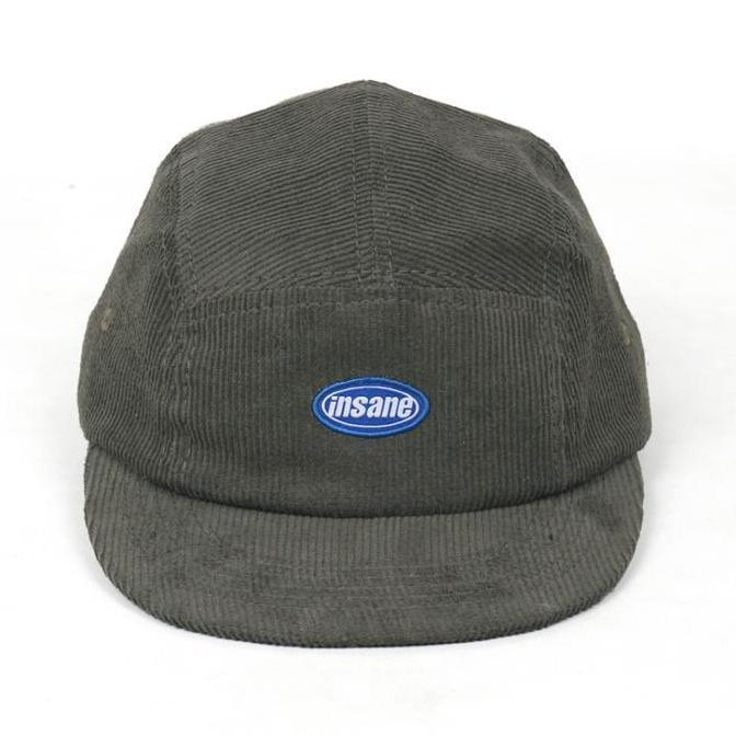 RCKLS. - Polo Cap | Topi Pria Visor Pendek Corduroy Clasicc Army