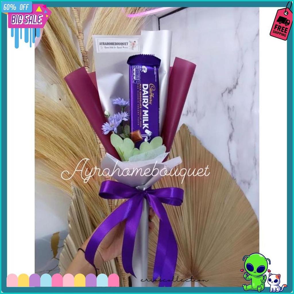 [Dairymilk] Bucket Buket Snack Coklat Dairymilk Hadiah Kado Valentine Wisuda Ulang Tahun Murah