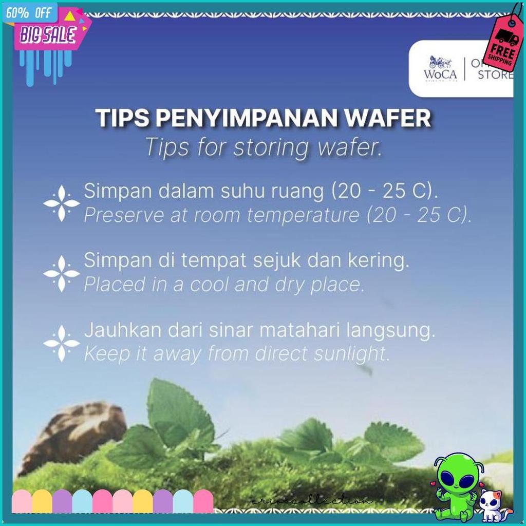 Woca Wafer Coklat Premium Dark Chocolate