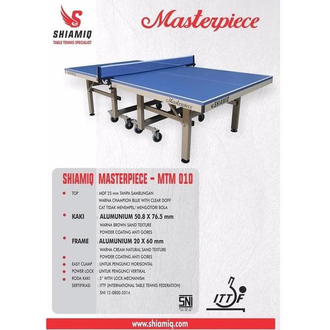 Meja Pingpong Tenis Meja SHIAMIQ Masterpiece