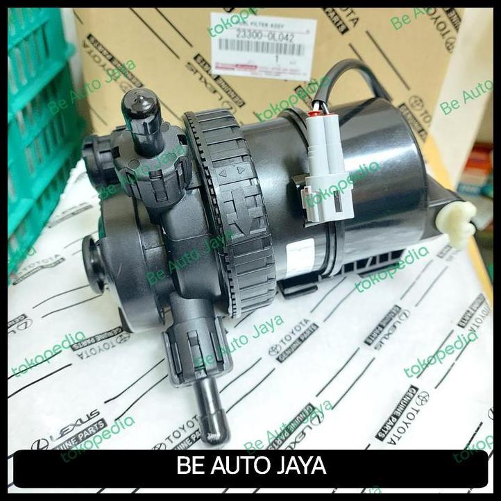 TERLARIS RUMAH FUEL FILTER SOLAR ASSY KOMPLIT TOYOTA FORTUNER DIESEL ORIGINAL 