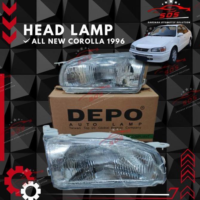 Head Lamp Toyota All New Corolla AE111 1996 1997 DEPO Original