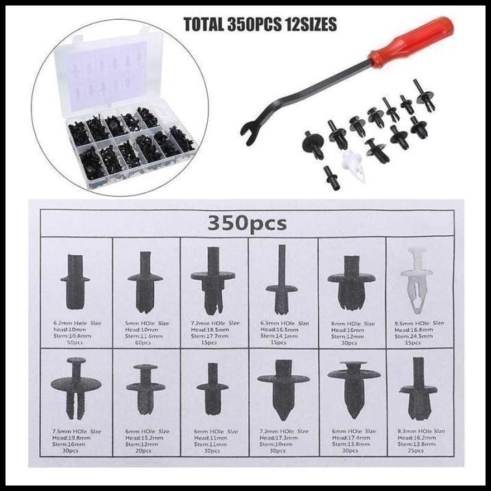 DISKON KLIP BEMPER KLIP KANCING BAUT PLASTIK MOBIL TIMOR KIA UNIVERSAL 