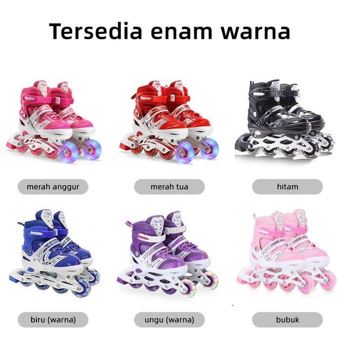 Terlaris LowaSepatu Roda Anak Perempuan Pemula Sepatu Roda Murah Anak Laki Laki 3-12 Tahun