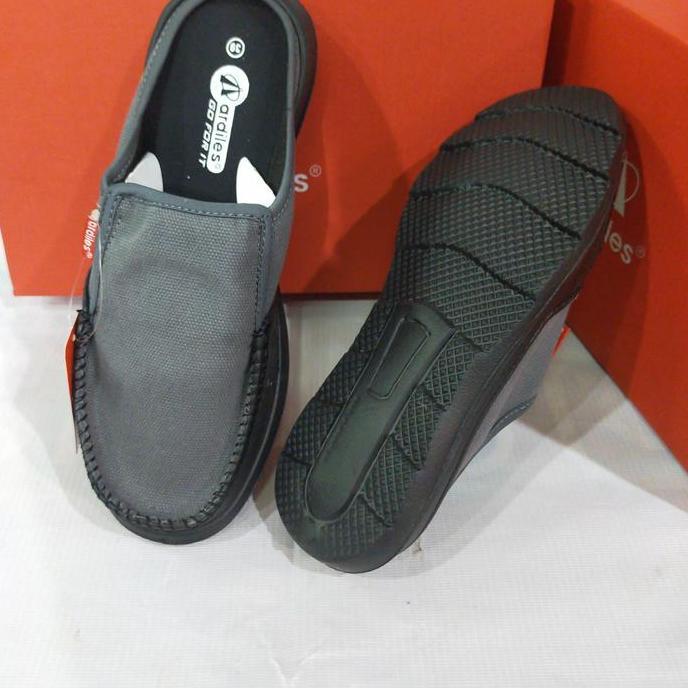 Sandal sepatu selop karet pria ARDILES Manco,Abu orinal