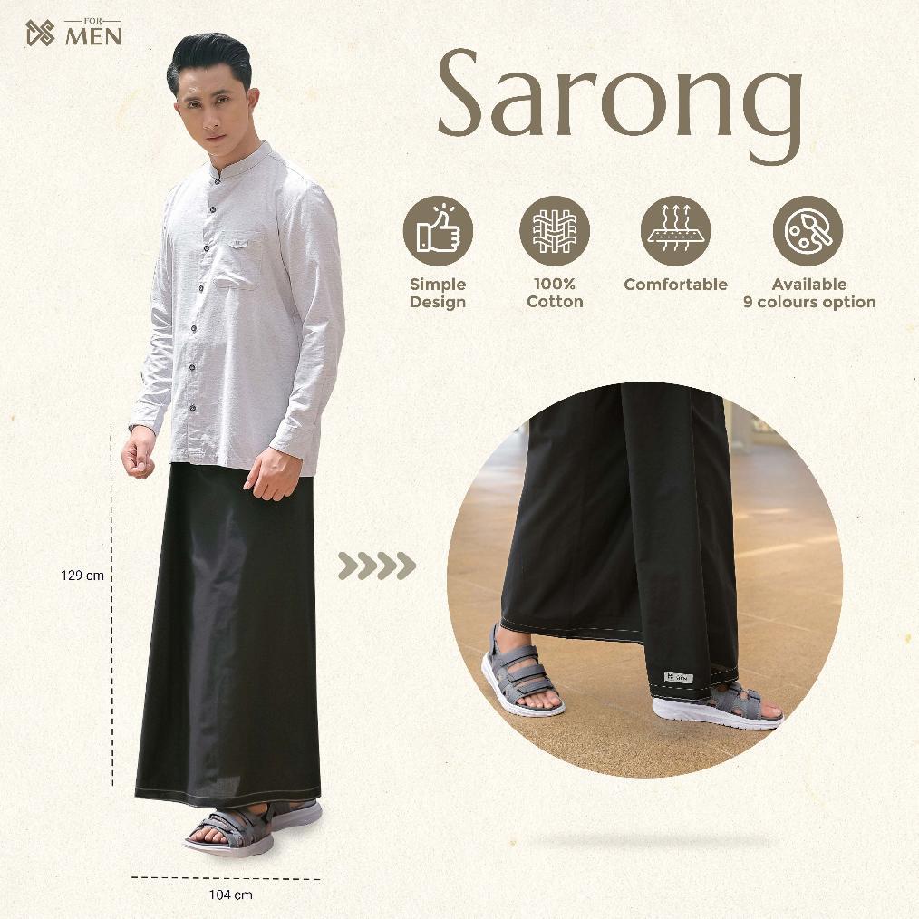 Sale Ds Modest - Sarung Katun Polos - Ds Men