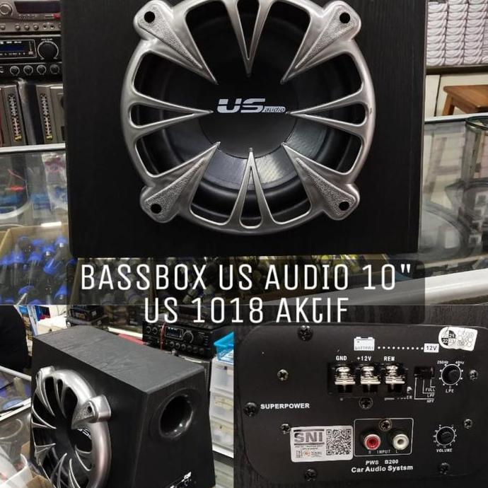 Subwoofer Active/Basstube mobil 10 inch USAUDIO Terlaris