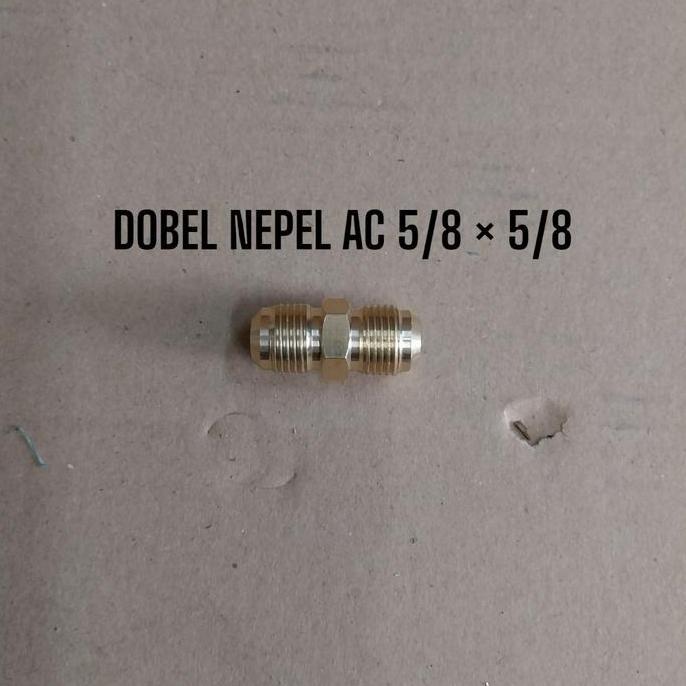 Dobel Nepel Ac 5/8 5/8 Nepel Tengah Sambungan Pipa Tembaga 5/8 5/8 Restock