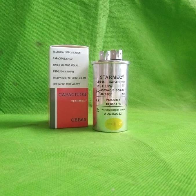 Capasitor Ac 15Uf/450V Samsung Daikin Sharp Sanyo Aqua Thosiba Tcl Hemat