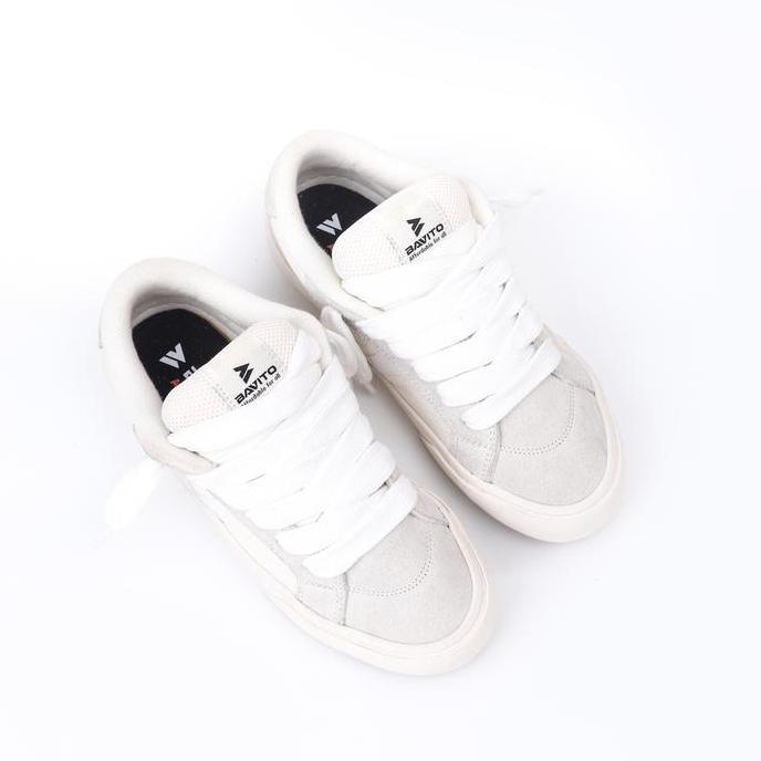 Bavito 37-46 Rakata Off White - Sepatu Sneakers Casual