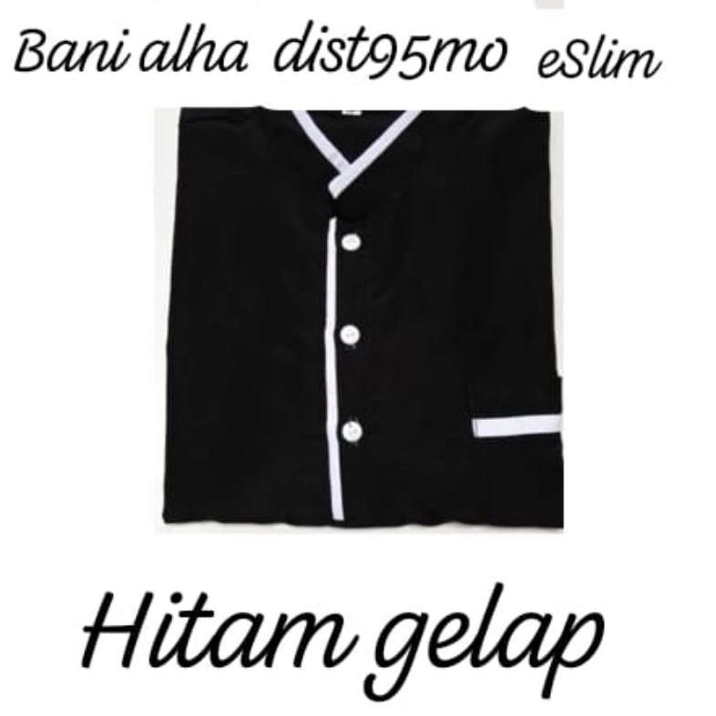 PROMO Baju Jubah Gamis Pria Dewasa Variasi/polos Warna hitam Tangan Panjan Non Manset