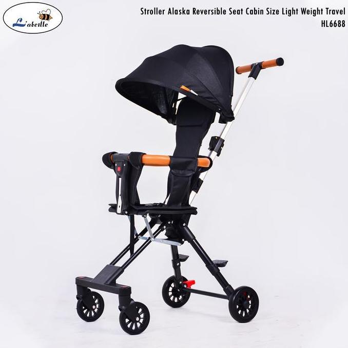TERBARU Labeille HL6688 Baby Stroller Alaska Premium Reversible Seat Cabin Size Light Weight Travell