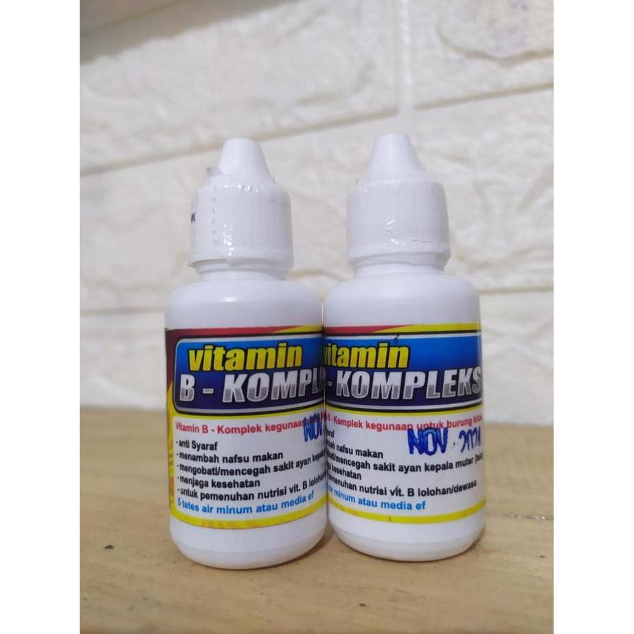 Tqs Vitamin B Komplek Obat Syaraf Burung Mengobati Burung Tetelo Ayan