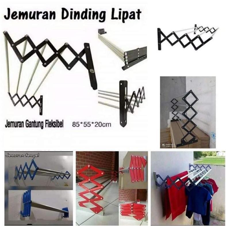 Jemuran Dinding Lipat Jemuran Gantung
