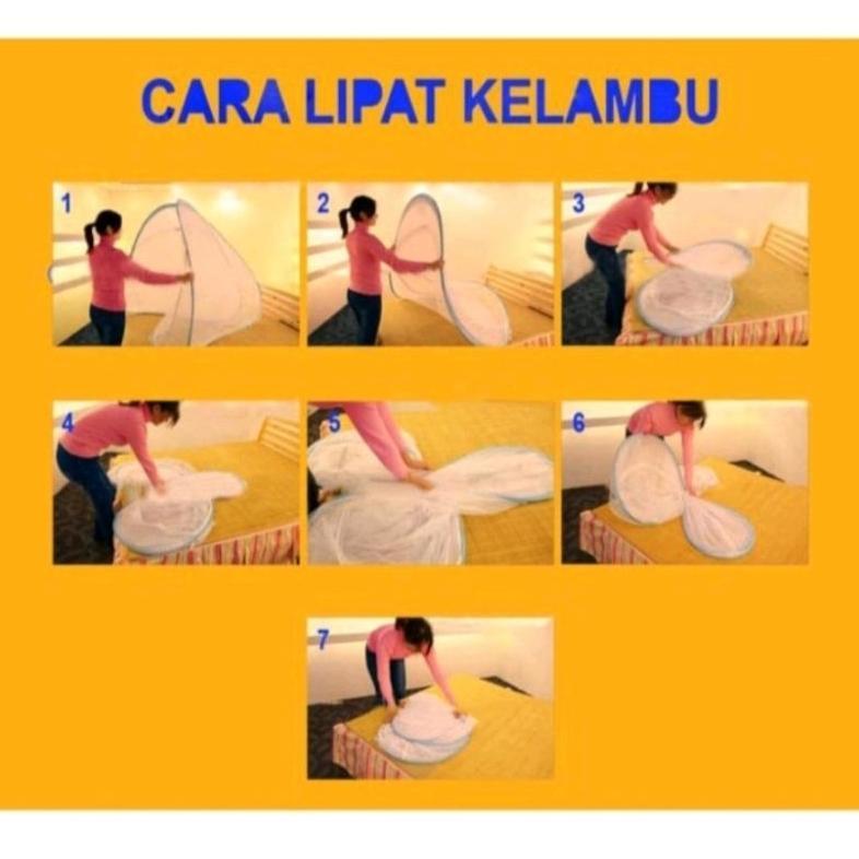 Kelambu Lipat Kelambu Dewasa Kelambu Tidur Anti Nyamuk