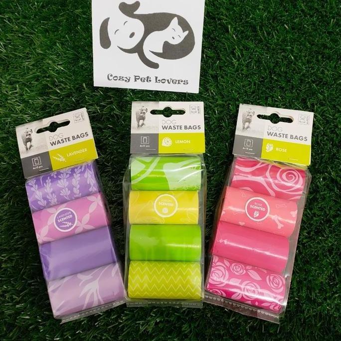 M-Pets Lemon Disposable Poo Bag - Pet Dog Poop Waste Plastik Dispenser