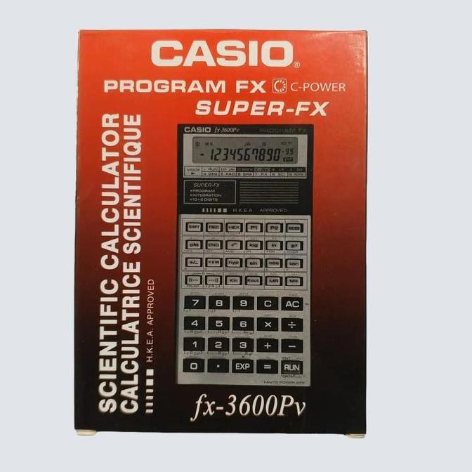 Kalkulator Merk Casio Seri SUPER-FX fx-3600Pv | Scientific Calculator