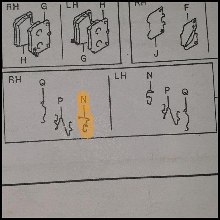BEST DEAL KAWAT BRAKE PAD BELAKANG MITSUBISHI PAJERO SPORT KANAN (RH) ORIGINAL MR370236 (1 PCS)