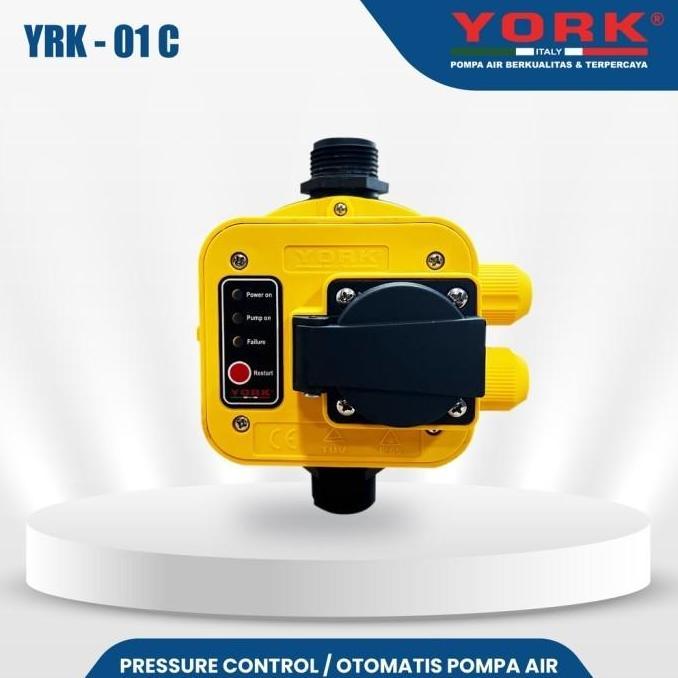 Ready Otomatis Pompa Booster York YRK 01 C / YRK01-C Pressure control