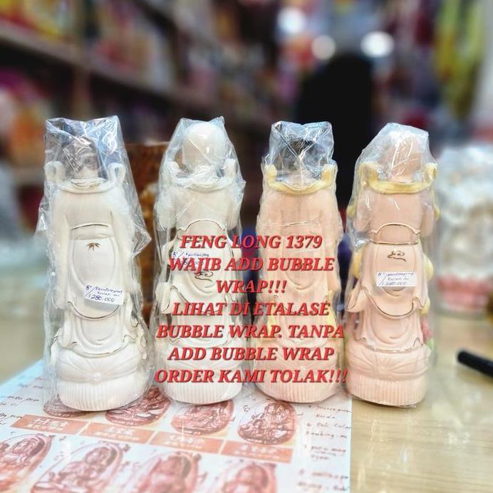 Rupang Pendamping Guan Yin / Avalokitesvara Keramik Premium 8 Inch