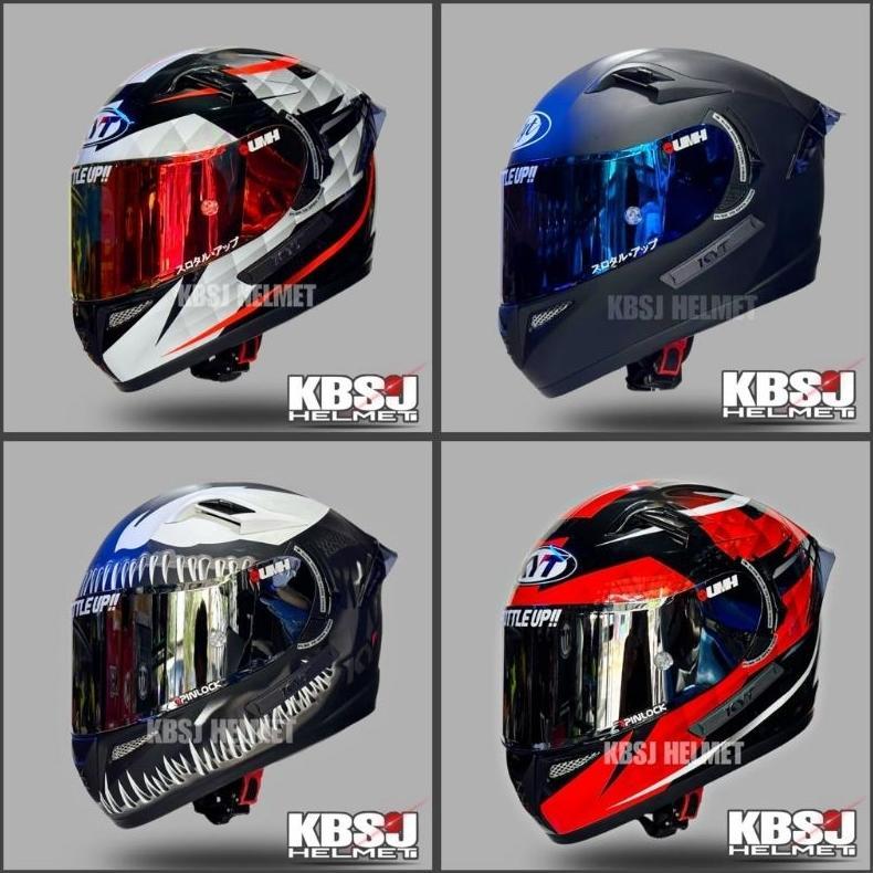 helm Kyt K2 Rider Solid Paket Ganteng