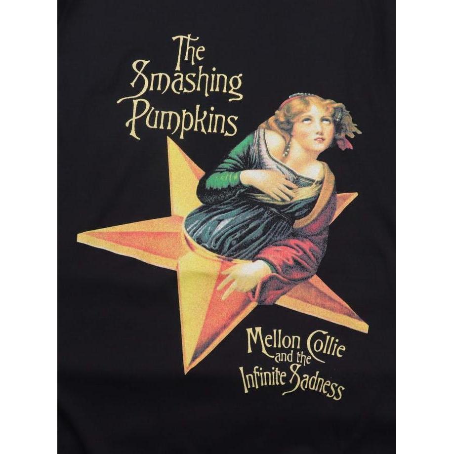 Kaos Baju Metal Band Unisex SMASHING PUMPKINS Ori Mellon Collie Black