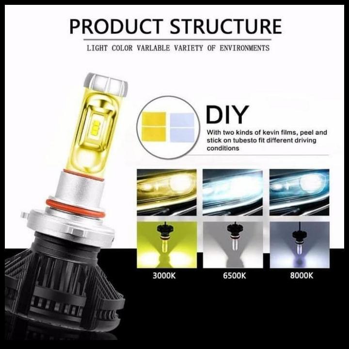 HOT DEAL LAMPU DEPAN MOBIL ALL NEW PAJERO SPORT 2016 LED X3 H11 H4 UNIVERSAL 