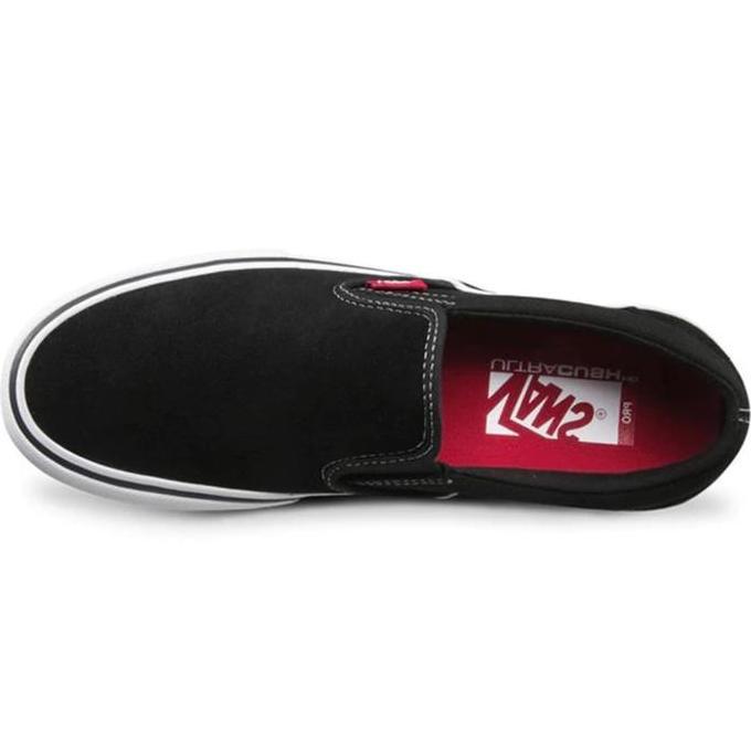 VANS SLIP ON PRO BLACK WHITE
