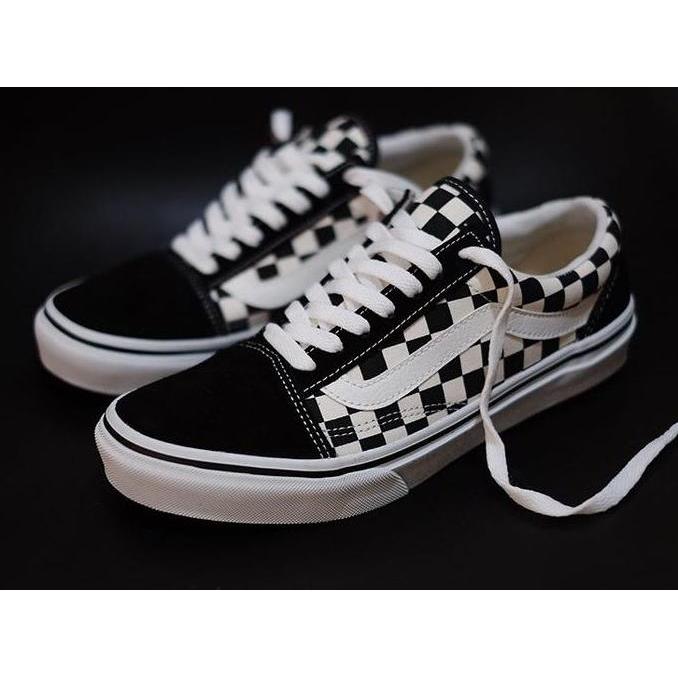 VANS OLD SKOOL DX V36CL+ CHECKERBOARD JAPAN MARKET BLACK WHITE