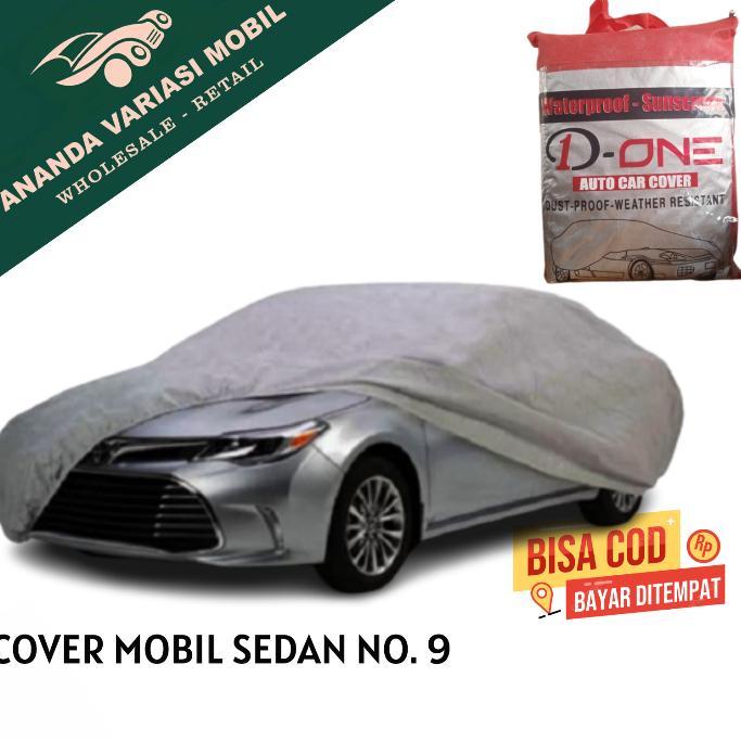 Sarung Mobil Accord Cielo Pakai No9 Sedan Panjang 4900mm Body Cover Silver Aksesoris Eksterior Mobil