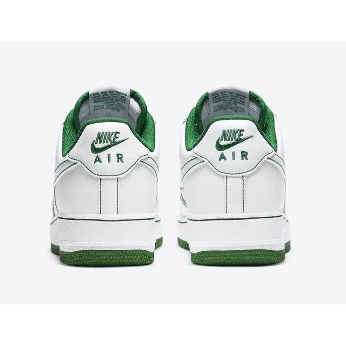 NIKE AIR FORCE 1 LOW CONTRAST STITCH WHITE PINE GREEN ORINAL