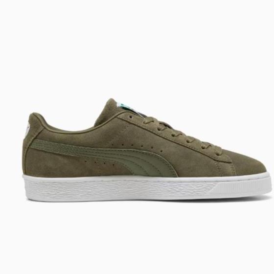 Sepatu Kasual Unisex Puma Suede Classic Warna Loden Green-PUMA White - 399781 32