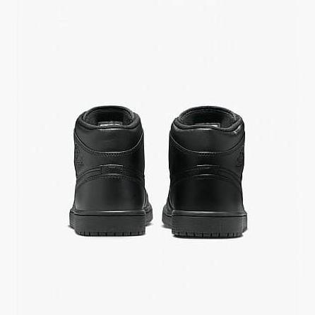 sepatu Pria sneakers Nike Air Jordan 1 Mid Triple Black