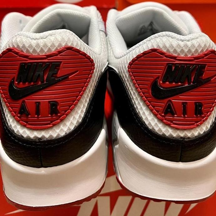 Nike Air Max 90 "Photon Dust/Particle Grey/Varsity Red" Orinal BNIB