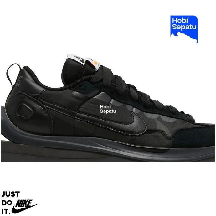 Sepatu Nike Vaporwaffle sacai Black Gum Brand New In Box