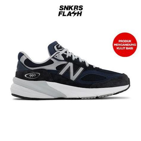 Sepatu Sneakers Pria NEW BALANCE MADE IN USA 990 V6 NAVY - M990NV6