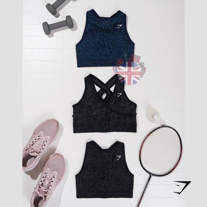 Gymshark Adapt Animal Seamless Sports Bra Women/High Neck [100% ORI]