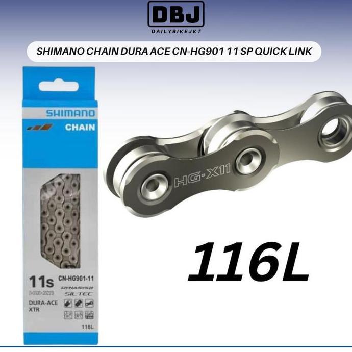 SHIMANO DURA ACE XTR CN-HG901 11 Speed Super Narrow Chain Rantai SHIMANO HG901