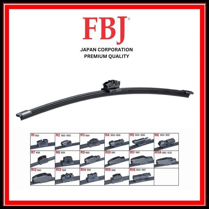 TERMURAH WIPER BELAKANG KIA SORENTO 2004-2006 FBJ FRAMELESS JAPAN QUALITY WIPER MOBIL BELAKANG REAR 