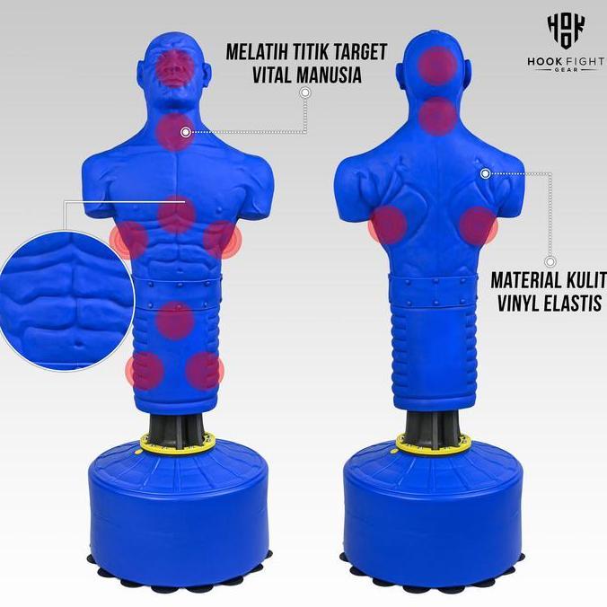 Samsak Berdiri Manusia Boxing Bob 170cm Boxing Bob Dummy  Boneka Boxing Tinju Patung Boxing Bob Sams