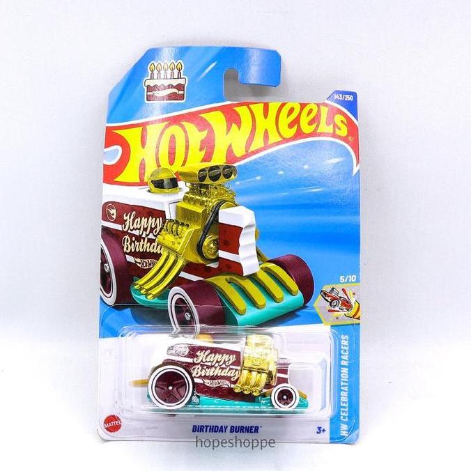 Hot Wheels Birthday Burner Treasure Hunt Diecast Mobil Happy Birthday